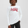 Jack&Jones Junior Блуза 12237371 Бял Regular Fit за Момчета цена