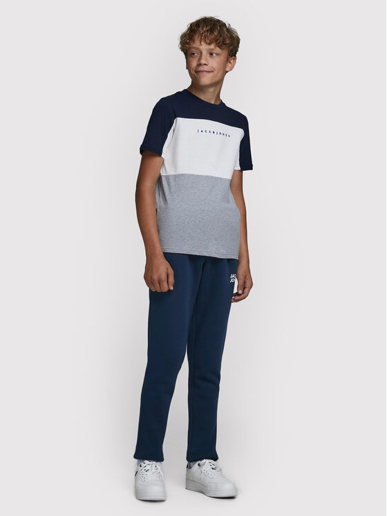 Jack&Jones Junior Долнище анцуг Gordon 12179798 Тъмносин Regular Fit за Момчета цена