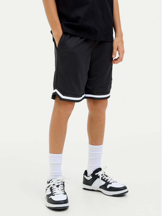 Jack&Jones Junior Спортни шорти Karl 12278621 Черен Relaxed Fit за Момчета цена