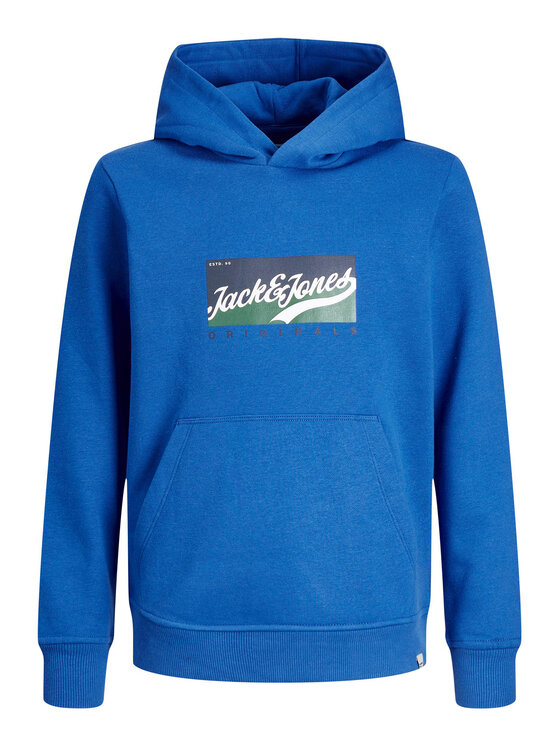 Jack&Jones Junior Суитшърт Becks 12220996 Син Regular Fit за Момчета цена