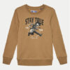 Jack&Jones Junior Суитшърт Headon 12220197 Кафяв Regular Fit за Момчета цена