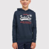 Jack & Jones Junior Суитшърт Logo 12212287 Тъмносин Regular Fit цвят на ниска цена