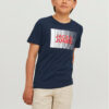 Jack&Jones Junior Тишърт 12237411 Тъмносин Regular Fit за Момчета цена
