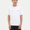 Jack & Jones Junior Тишърт Canggu 12278649 Бял Relaxed Fit цвят на ниска цена
