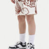 Jack&Jones Junior Шорти от плат 12277599 Екрю Relaxed Fit за Момчета цена