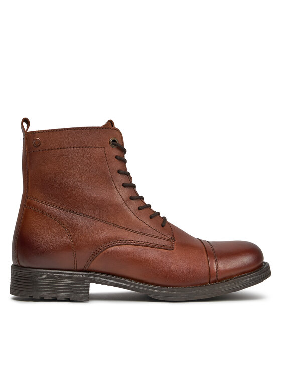Jack&Jones Ботуши 12241142 Кафяв за Мъже цена