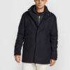 Jack&Jones Вълнено палто Dunham 12189349 Черен Regular Fit за Мъже цена