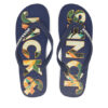 Jack & Jones Джапанки Jfwlogo Palm Print Flip Flop Ln 12230642 Тъмносин цвят на ниска цена