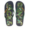 Jack & Jones Джапанки Jfwlogo Palm Print Flip Flop Ln 12230642 Тъмносин цвят на ниска цена