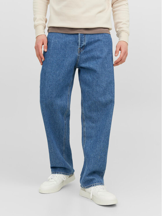Jack&Jones Дънки Alex 12236078 Син Baggy Fit за Мъже цена