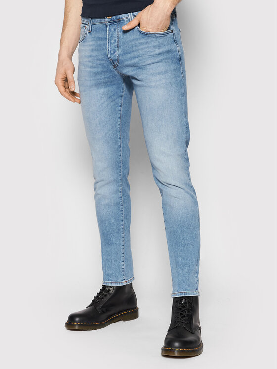 Jack&Jones Дънки Glenn 12204334 Син Slim Fit за Мъже цена