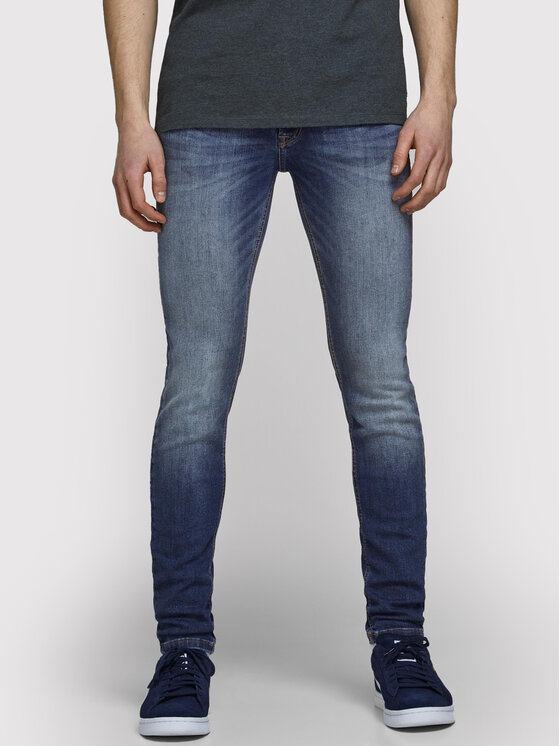 Jack&Jones Дънки Liam 12166854 Тъмносин Skinny Fit за Мъже цена