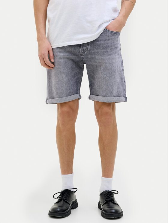 Jack&Jones Дънкови шорти Rick 12269612 Сив Regular Fit за Мъже цена