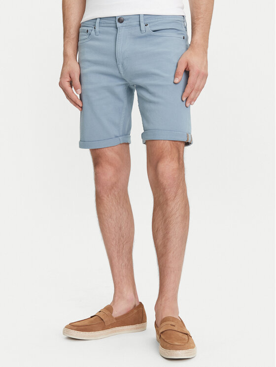 Jack&Jones Дънкови шорти Rick 12274985 Светлосиньо Regular Fit за Мъже цена