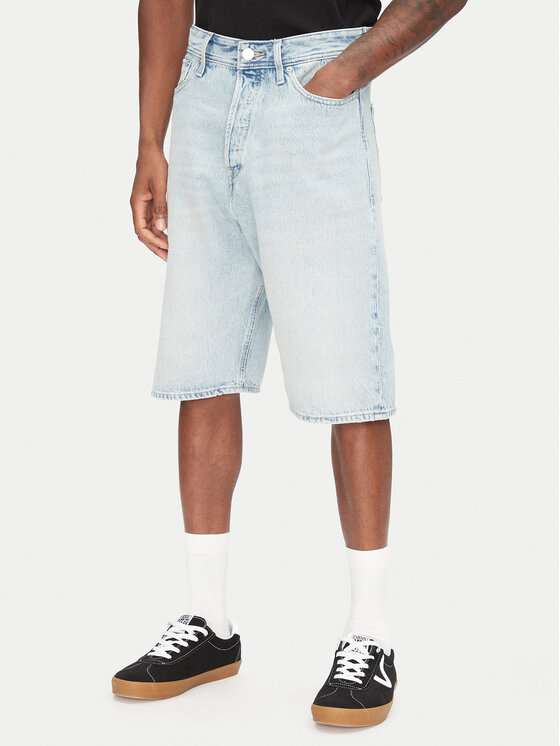 Jack&Jones Дънкови шорти Ron 12272237 Син Baggy Fit за Мъже цена