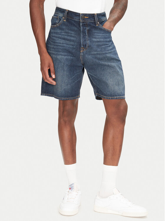 Jack&Jones Дънкови шорти Tony 12269517 Тъмносин Loose Fit за Мъже цена
