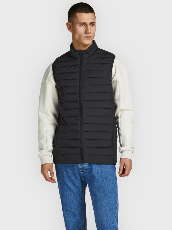 Jack&Jones Елек Recycle 12211132 Черен Regular Fit за Мъже цена