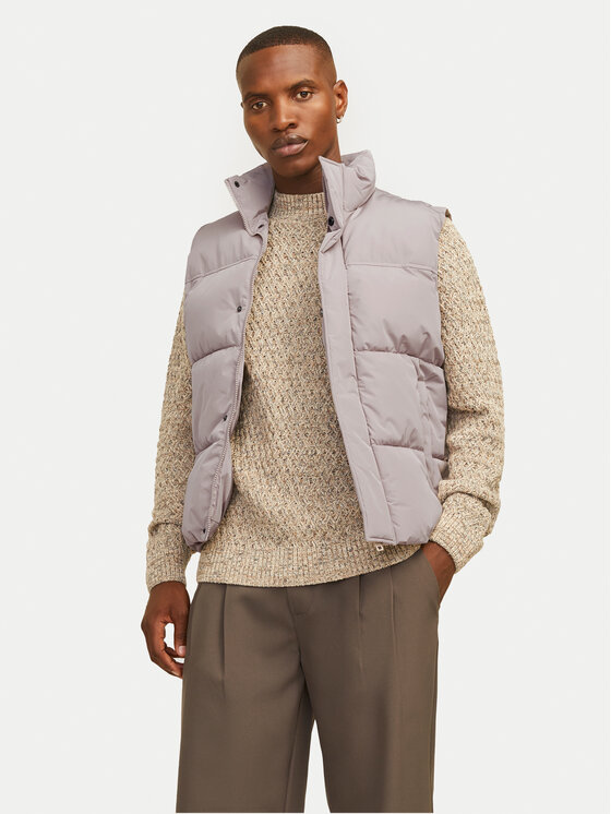 Jack&Jones Жилетка за костюм Bradley 12256981 Сив Regular Fit за Мъже цена