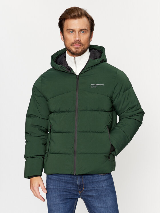 Jack&Jones Зимно яке 12236065 Зелен Regular Fit за Мъже цена