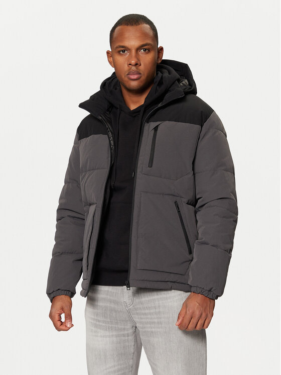 Jack&Jones Зимно яке Otto 12258416 Сив Regular Fit за Мъже цена