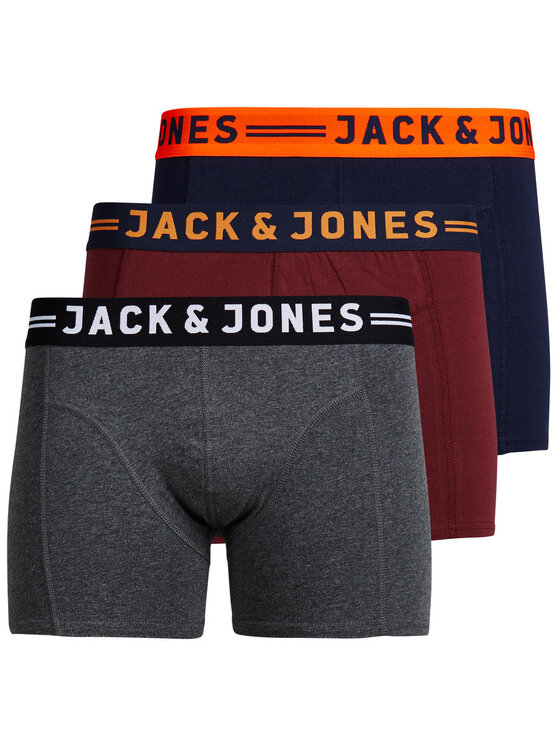 Jack&Jones Комплект 3 чифта боксерки Lichfield 12113943 Цветен за Мъже цена