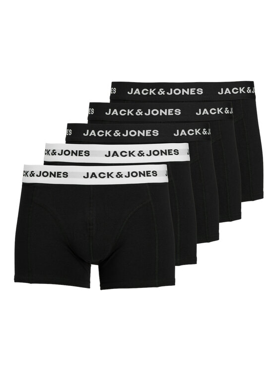 Jack&Jones Комплект 5 чифта боксери 12254366 Черен за Мъже цена