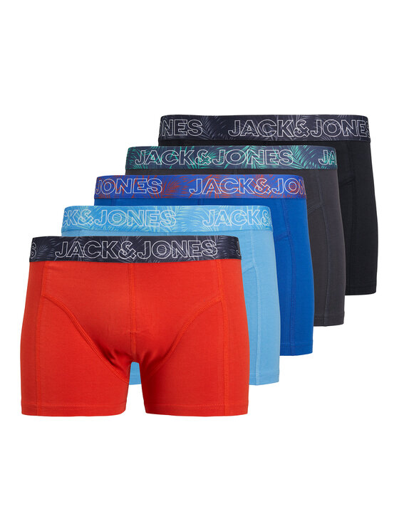 Jack&Jones Комплект 5 чифта боксери Pete 12277587 Цветен за Мъже цена