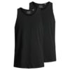 Jack&Jones Комплект от 2 броя топове Basic 12133910 Черен Regular Fit за Мъже цена