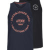 Jack&Jones Комплект от 2 броя топове Simon 12276429 Цветен Regular Fit за Мъже цена