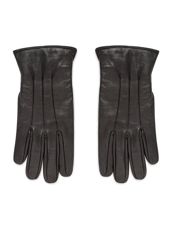 Jack&Jones Мъжки ръкавици Jacmontana Leather Gloves Noos 12125090 Черен за Мъже цена