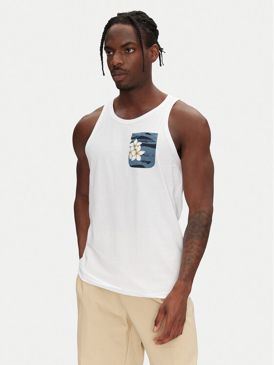 Jack&Jones Мъжки топ Hawaii 12269321 Бял Standard Fit за Мъже цена