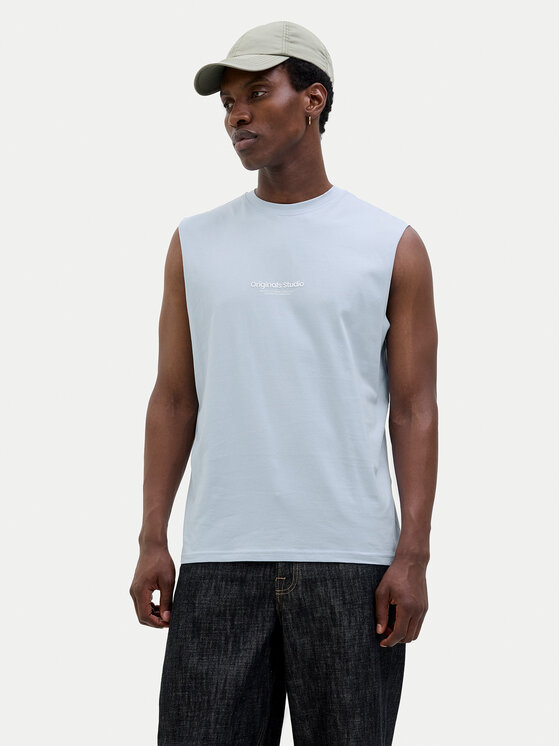 Jack&Jones Мъжки топ Vesterbro 12250430 Светлосиньо Oversize за Мъже цена