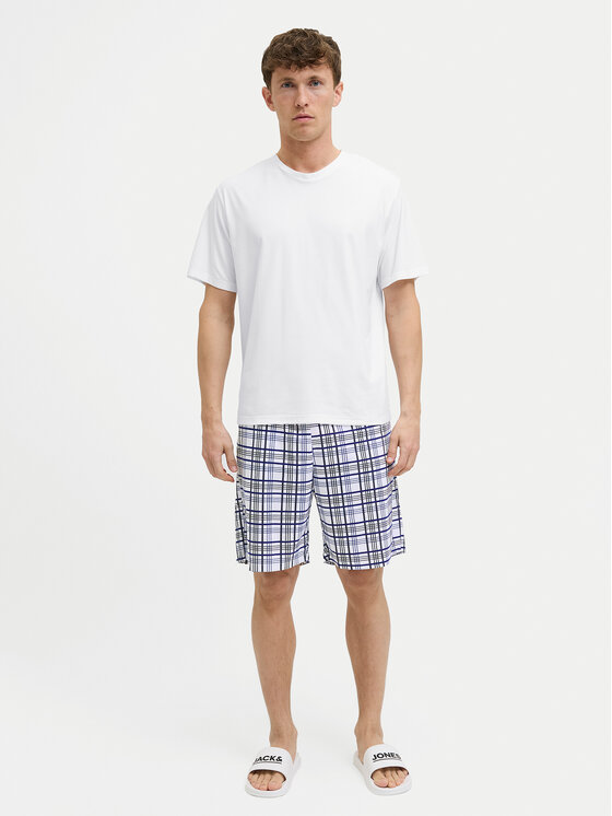 Jack&Jones Пижама Max 12277165 Бял Standard Fit за Мъже цена