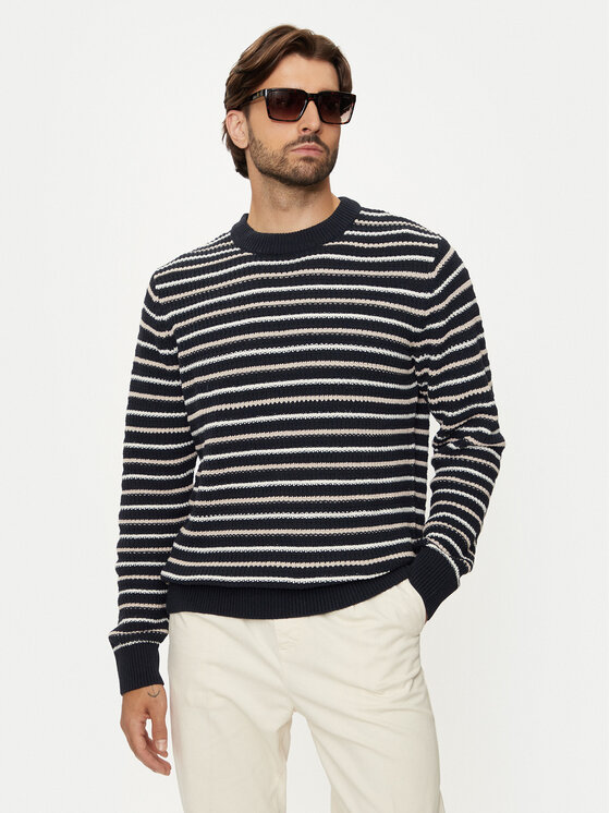 Jack&Jones Пуловер Bronx 12264080 Тъмносин Regular Fit за Мъже цена