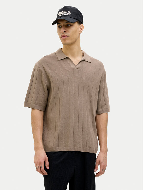 Jack&Jones Пуловер Varenna 12272578 Бежов Relaxed Fit за Мъже цена