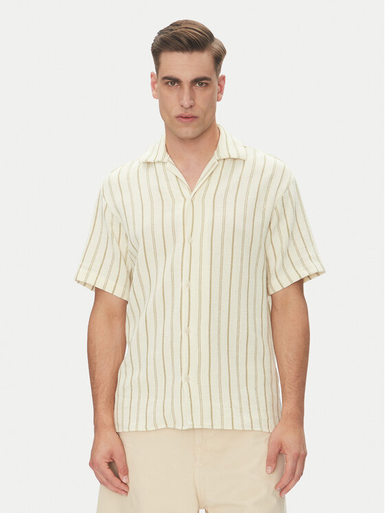 Jack&Jones Риза Coba 12271060 Бежов Relaxed Fit за Мъже цена