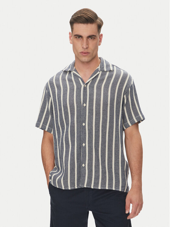 Jack&Jones Риза Coba 12271060 Тъмносин Relaxed Fit за Мъже цена