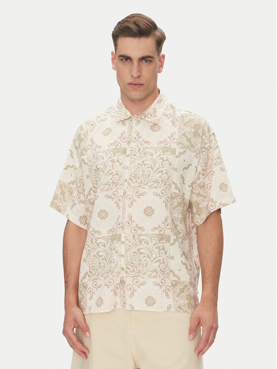 Jack&Jones Риза Hydra 12277225 Бежов Relaxed Fit за Мъже цена