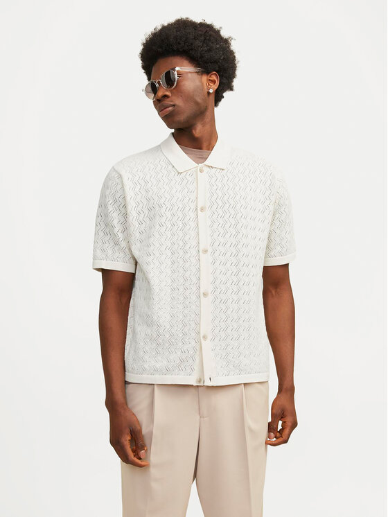 Jack&Jones Риза Jornoto 12255011 Екрю Regular Fit за Мъже цена