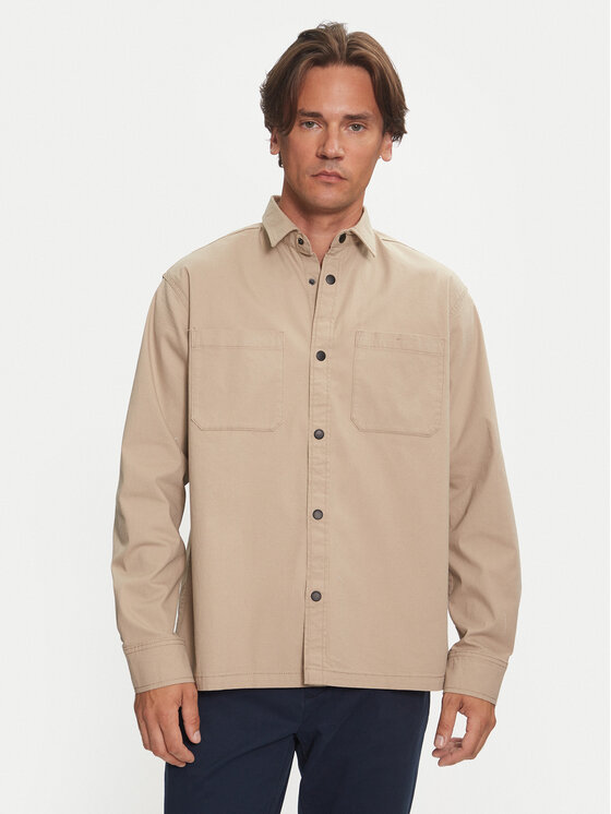 Jack&Jones Риза Logan 12262112 Бежов Relaxed Fit за Мъже цена