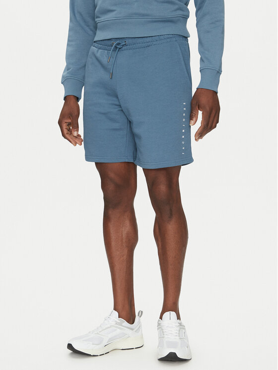 Jack&Jones Спортни шорти Gordon 12248831 Син Regular Fit за Мъже цена