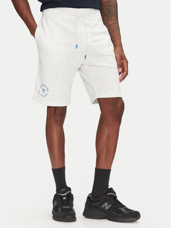 Jack&Jones Спортни шорти Gordon 12268446 Сив Regular Fit за Мъже цена