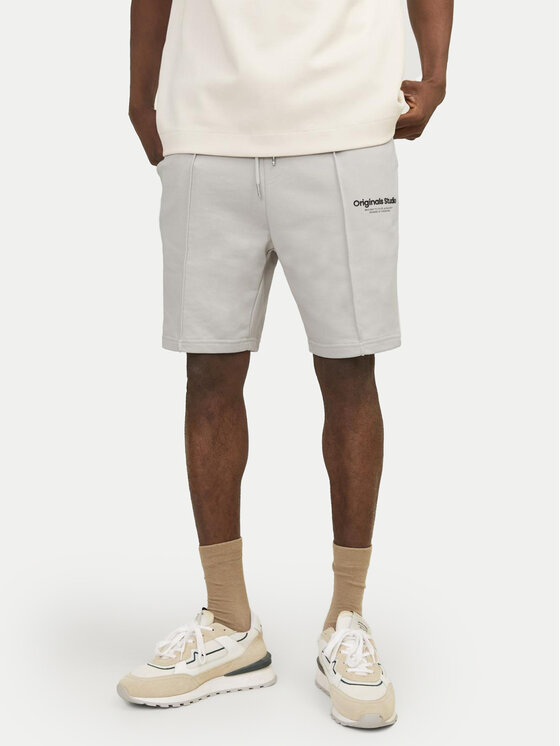 Jack&Jones Спортни шорти Vesterbro 12252251 Бежов Relaxed Fit за Мъже цена