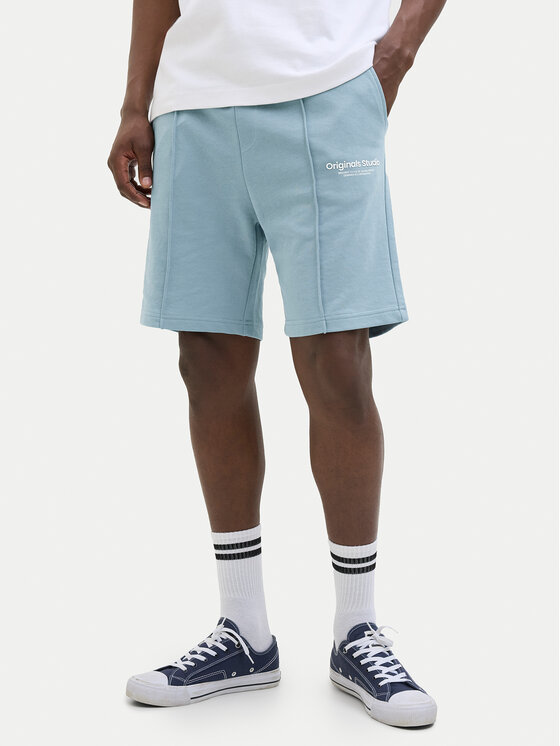 Jack&Jones Спортни шорти Vesterbro 12252251 Зелен Loose Fit за Мъже цена