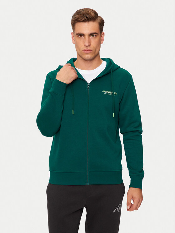 Jack&Jones Суитшърт Alvis 12256847 Зелен Standard Fit за Мъже цена