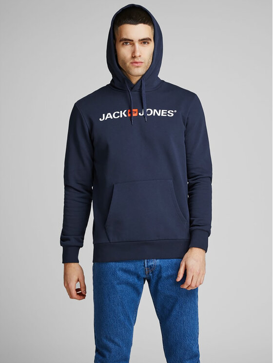Jack&Jones Суитшърт Corp Old Logo 12137054 Тъмносин Regular Fit за Мъже цена