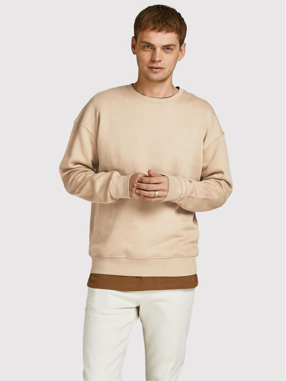 Jack&Jones Суитшърт Star 12208182 Бежов Regular Fit за Мъже цена