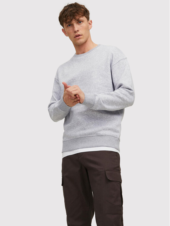 Jack&Jones Суитшърт Star 12208182 Сив Regular Fit за Мъже цена