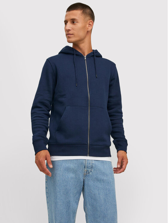 Jack&Jones Суитшърт Star 12210830 Тъмносин Regular Fit за Мъже цена