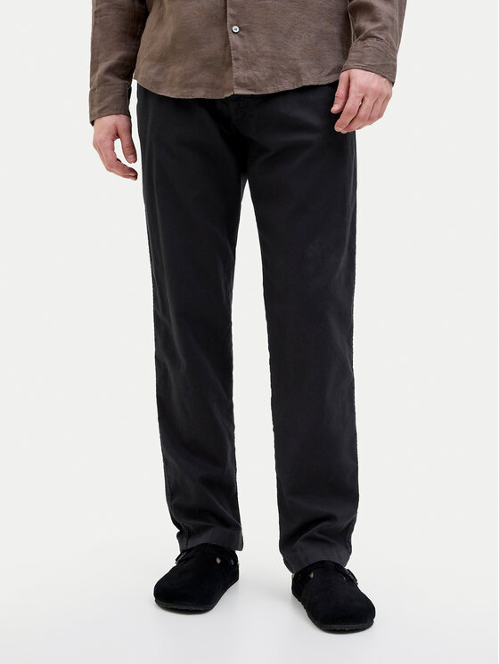 Jack&Jones Текстилни панталони Kane 12274977 Черен Relaxed Fit за Мъже цена